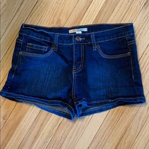Denim shorts